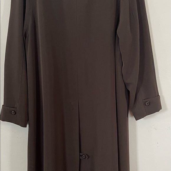 Ankle length brown/taupe UD Utex design fully lined coat. - Picture 3 of 4